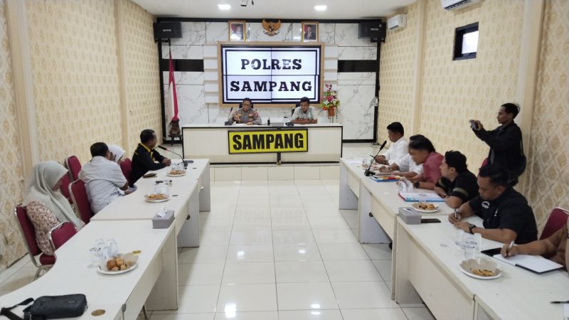 Foto: Kompak's Saat Audensi Di polres Sampang
